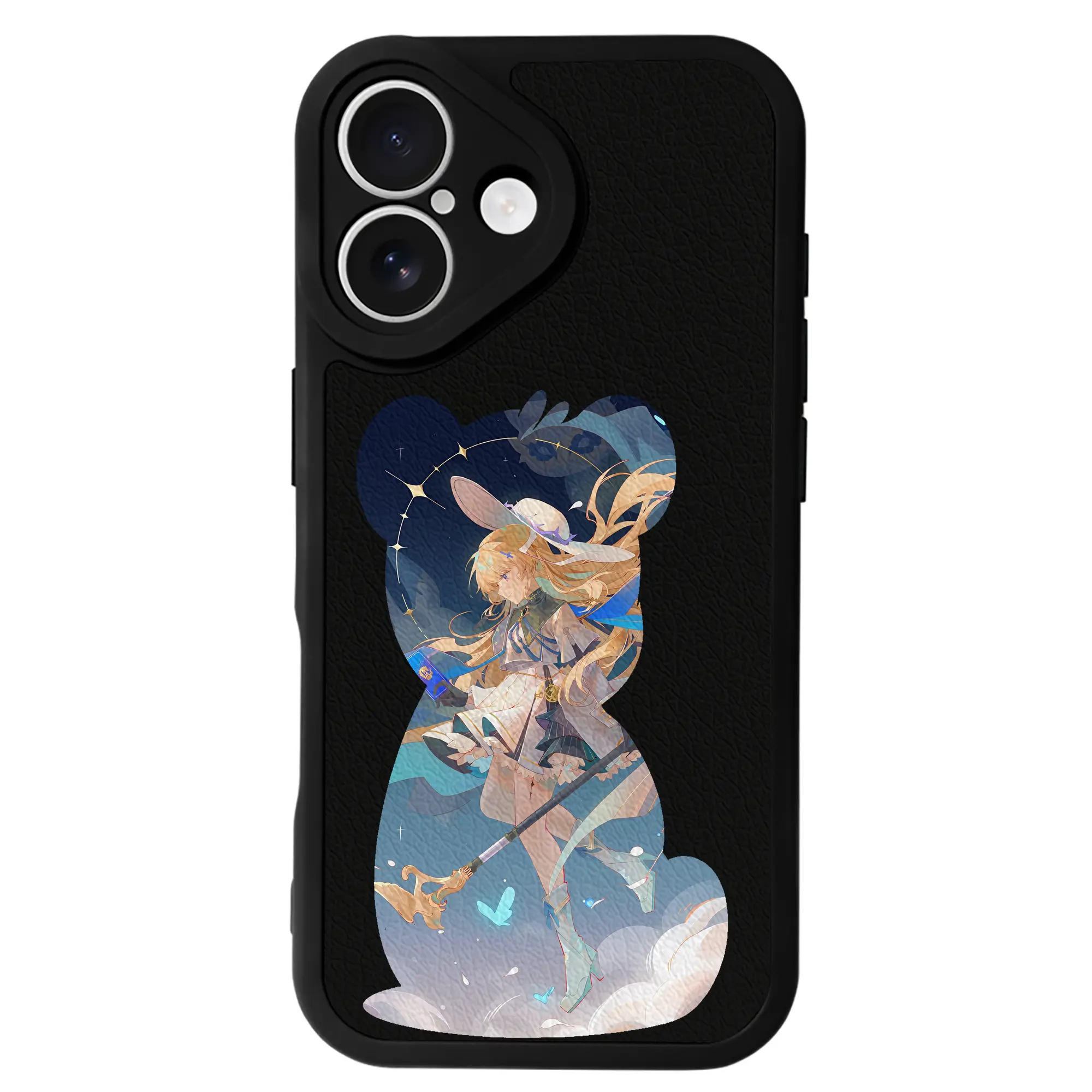 鳴潮 グッズ フィービー - IPhone 16シリーズ対応 ・ シリコンスマホケース ・ レザー調 ・ 高精度フィット ・ 耐衝撃 ・ ワイヤレス充電対応 ・ 精密カット